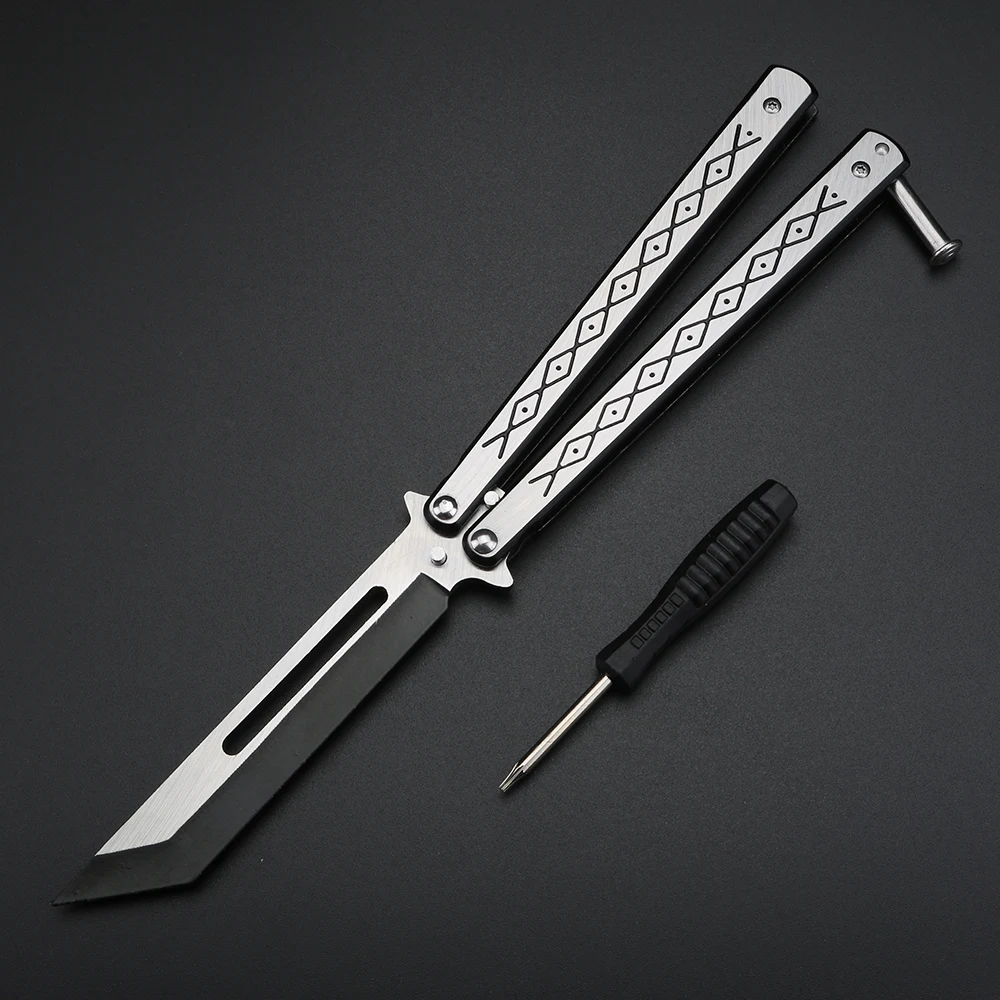Cuchillo de juguete de acero Black Warrior Uncut para diversión segura. Construcción robusta y diseño elegante para juegos emocionantes y creativos. — foto 5