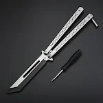 Cuchillo de juguete de acero Black Warrior Uncut para diversión segura. Construcción robusta y diseño elegante para juegos emocionantes y creativos. — foto 5