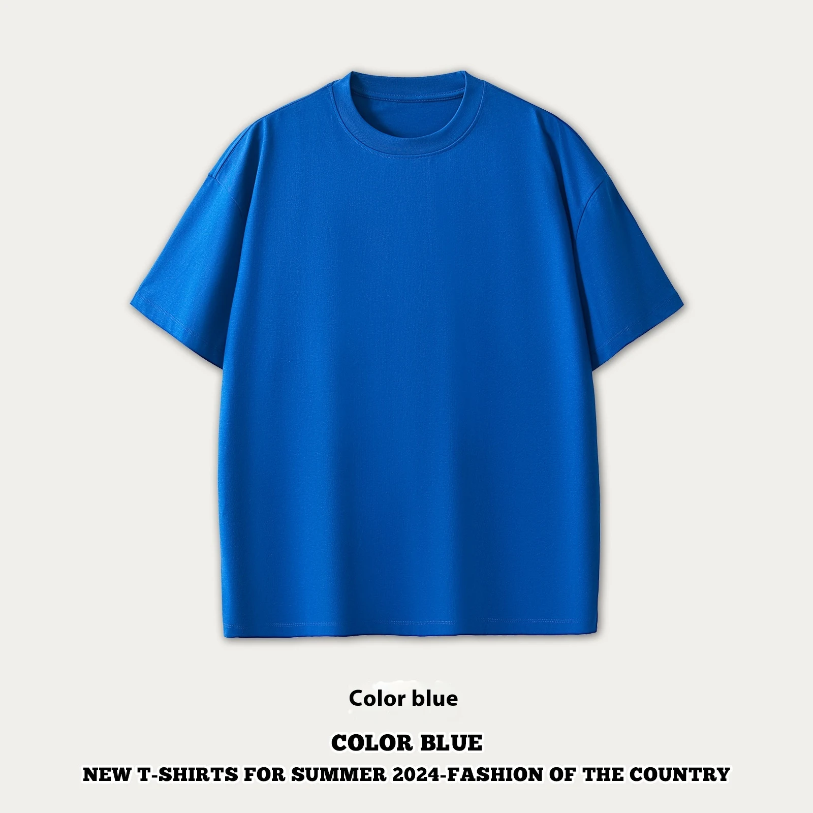 European and American earth tone men's T-shirt, offering a relaxed, comfortable fit and versatile style, suitable for ev — photo 11