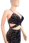 Vestido de fiesta sin mangas con espalda descubierta y diseño hueco para mujer Elegancia y comodidad perfectas para graduaciones y eventos especiales — foto 6