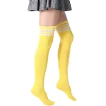 Yellow Bottom White Bars