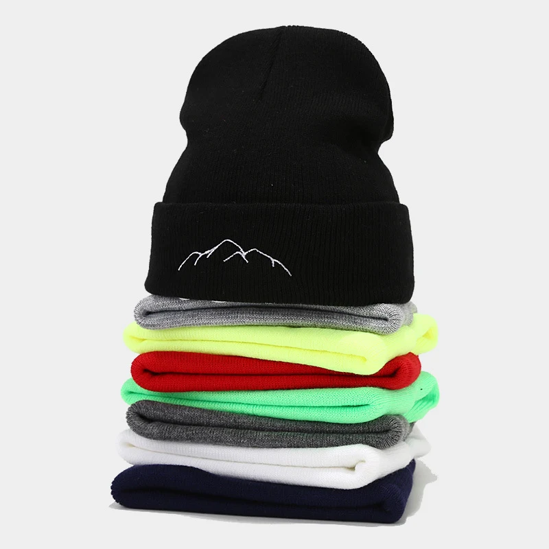 Title 9, Gorro Beanie de Manga com Bordado, Moda Externa...