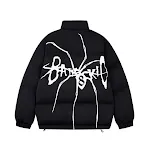 Jaqueta masculina acolchoada com zíper e algodão, ideal para o inverno. Conforto e aquecimento garantidos, perfeita para enfrentar o frio com estilo. — foto 10