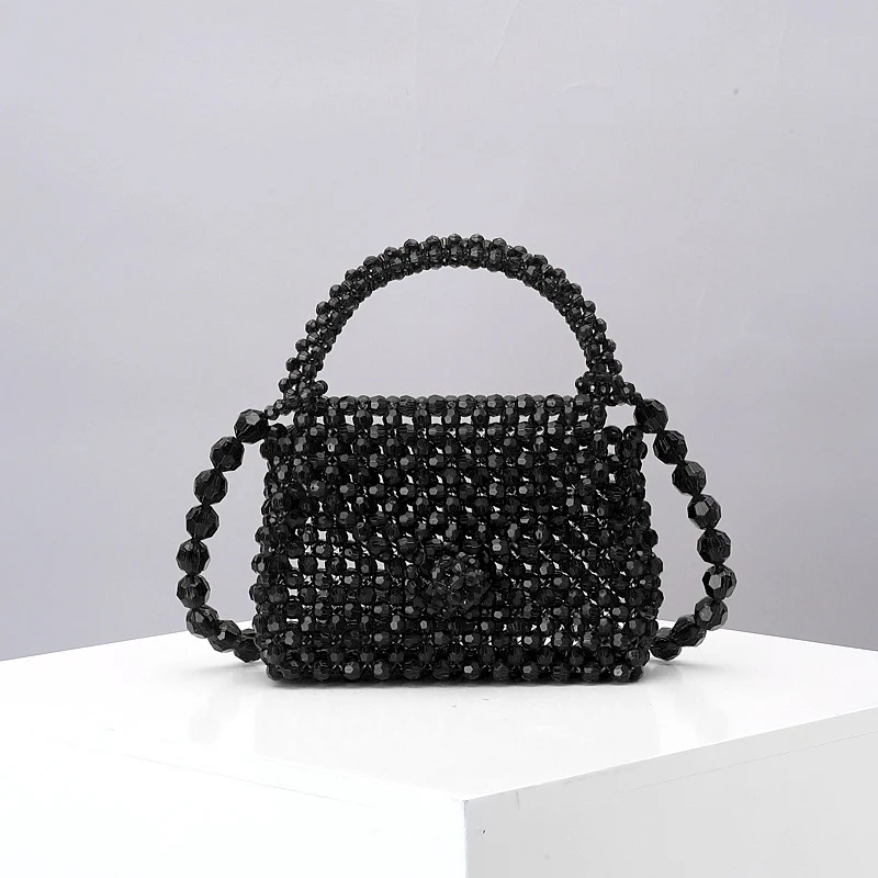Borsa a Tracolla Donna Carina Tessuta a Mano Mini Acrilico Fatto a Mano Perfetta per Uscire e Trasportare l'Essenziale con Stile — foto 7