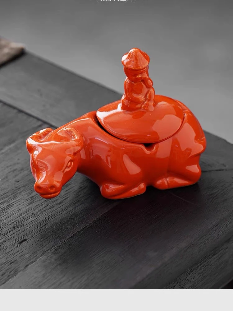 Title 2, Chinese Style Ceramic Ashtray with Lid, Lovely ...