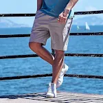Summer Men's Casual Shorts Hit Color Printing Sports Five-Point Pants. Comfortable and stylish shorts perfect for summer — photo 2