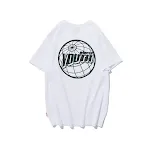 Camiseta Manga Curta Masculina Estampa Refletiva Laser Tendência Moda Urbana Conforto Estilo Moderno Visual Único — foto 1