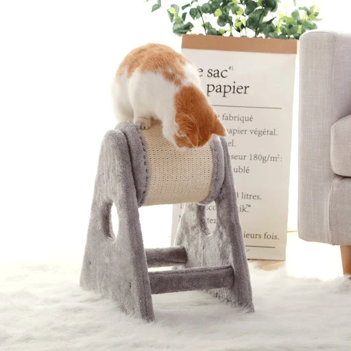 Title 3, Small DIY Cat Climbing Frame with Sisal Bucket,...