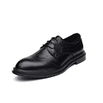 Heren leren business schoenen Brogue Formele en business casual schoenen Stijlvol en comfortabel voor de moderne professional — foto 1