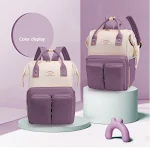 Bolso de moda multifuncional para madre y bebé de gran capacidad, con múltiples compartimentos y estilo práctico para el día a día. — foto 3