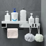 Creative Double-Layer Bathroom Kitchen Corner Shelf, Multifunction Storage Rack, Seamless Wall-Mounted, Maximizes Space — photo 5