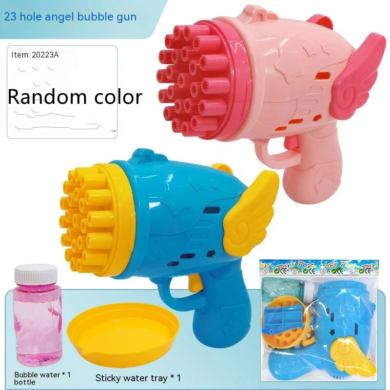 Internet Celebrity Gatling Automatic Bubble Machine Toys. Creates instant bubble fun for kids and adults. Easy to use an — photo 6