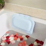 Wholesale PVC foam bathtub pillow for hotels. Provides head and neck support for a comfortable and relaxing bath experie — photo 24
