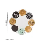 417 Color Biscuit Plate