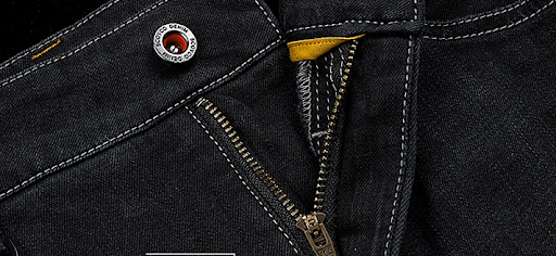Title 10, Jeans motocyklowe retro z ochraniaczami, odzież...