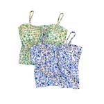 Regata feminina esportiva Back Vintage Print para yoga e fitness. Conforto e estilo para seus treinos e atividades físicas. — foto 20