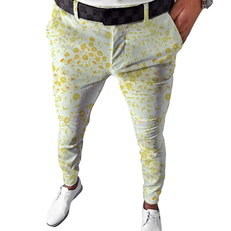 Title 10, Mens Plaid Printed Casual Pants Comfortable an...