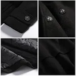 Women's Mid-length Woolen Coat, Perfect for Winter. Stay warm and stylish with this mid-length woolen coat, ideal for co — photo 3
