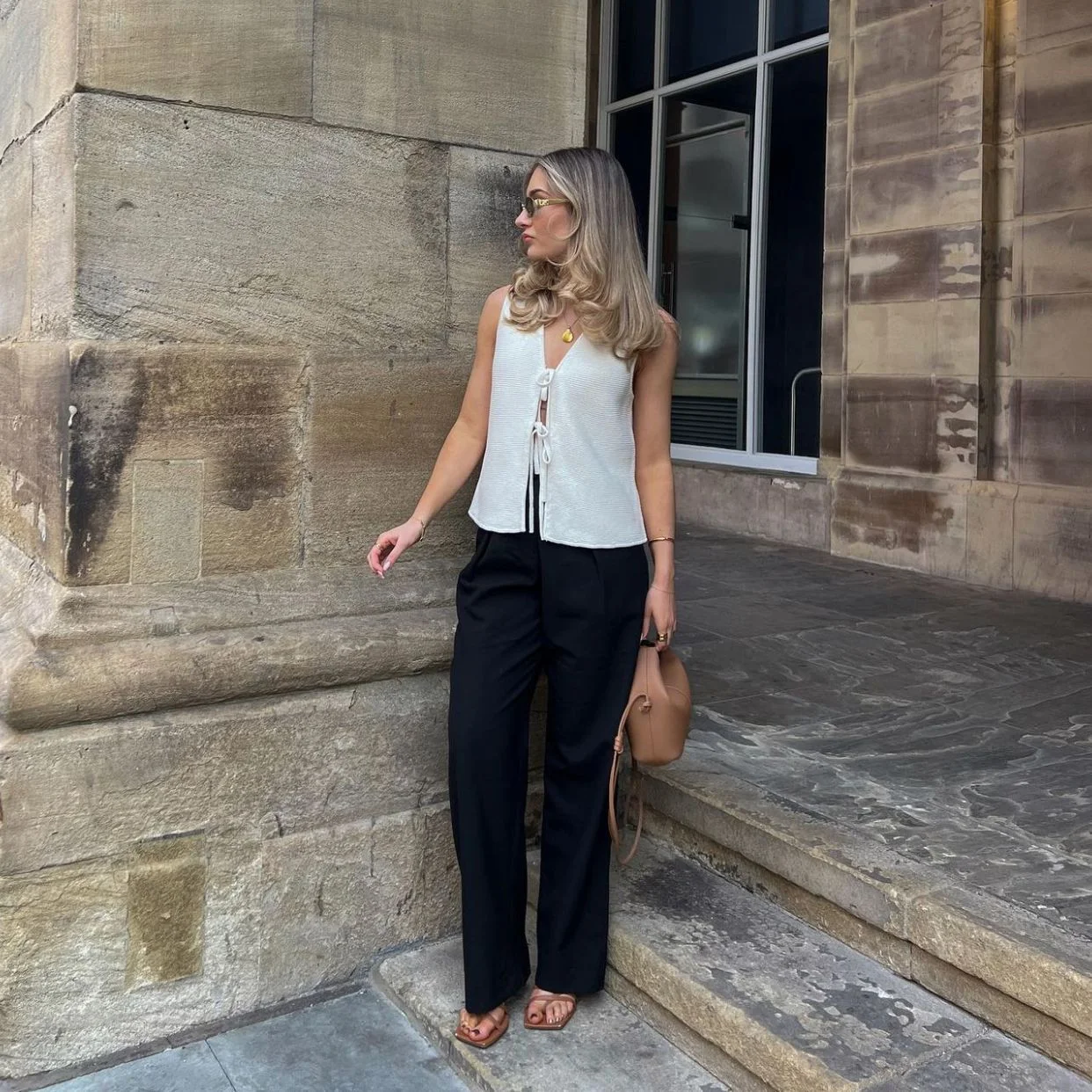 Title 30, Womens Top Fashion Tie Dehaired Angora Vest. S...
