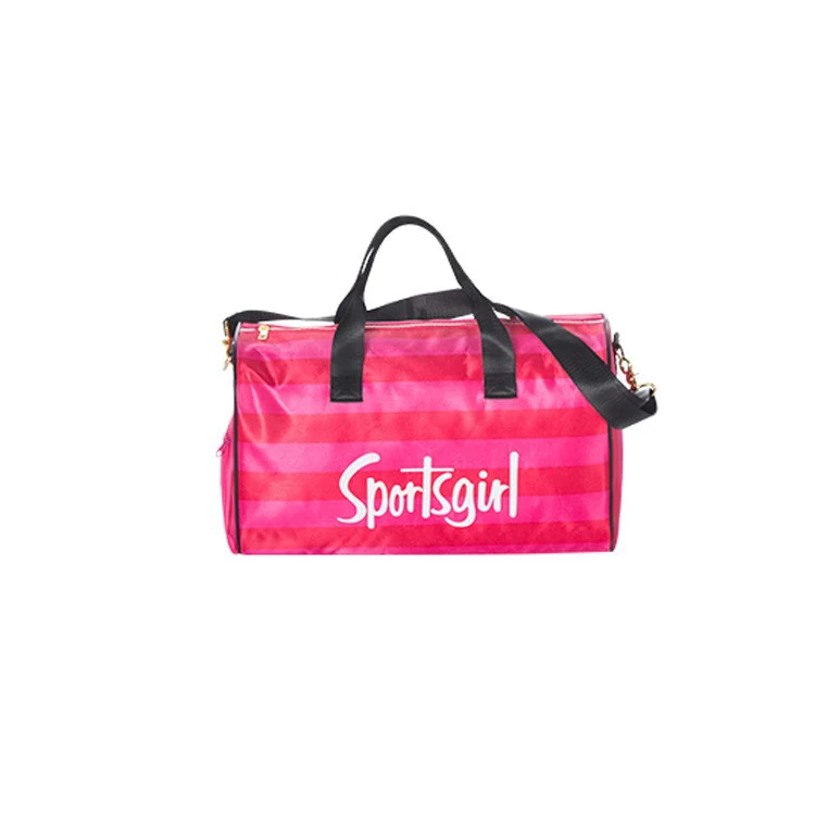 Bolsa de Viagem Sportsgirl Listrada Feminina Grande Capacidade Portátil Ideal para Viagens Leves e Organizadas Design Moderno e Prático — foto 2