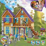 Quebra-cabeça Blocos Villa Brinquedo Infantil. Desenvolve habilidades de construção, criatividade e coordenação motora fina. Crie sua vila! — foto 2