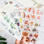 Simple Creative Diary DIY Cute Girl Character Label Stickers, Perfect for Personalizing, Journaling, DIY Crafts, and Cre — photo 1