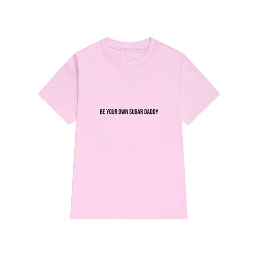 Title 2, Letter daddy printed round neck short sleeve t-...