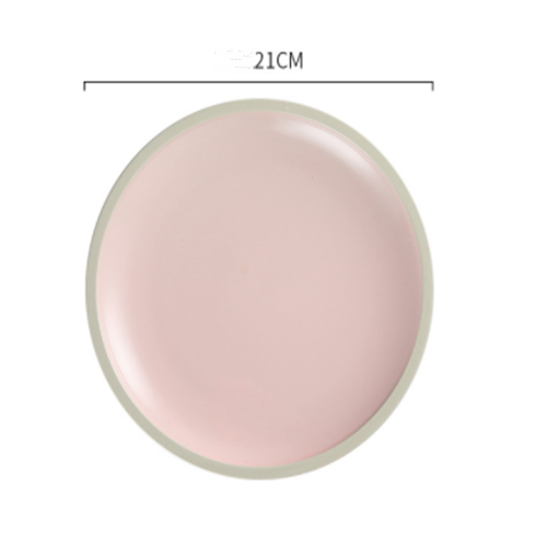 Title 3, Morandi Ceramic Matte Western Dinner Plate Set ...