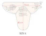 Cobertor para bebê Baby Baby Swaddle Macio e aconchegante Enrole seu bebê com conforto Tecido suave e respirável Ideal para recém-nascidos e um sono tranquilo — foto 5