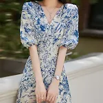 Nieuwe zware zijden jurk in Chinese stijl — foto 4
