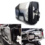 Motorcycle Non-destructive Installation Stainless Steel Trunk. Secure and durable luggage transport for your motorcycle — photo 1