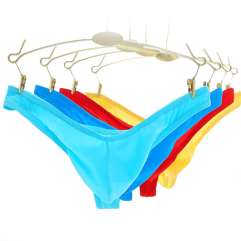 Men's Ice Silk Translucent T-back Thin Comfortable Lightweight Underwear Breathable Sexy Design Perfect for Summer Provi — photo 6