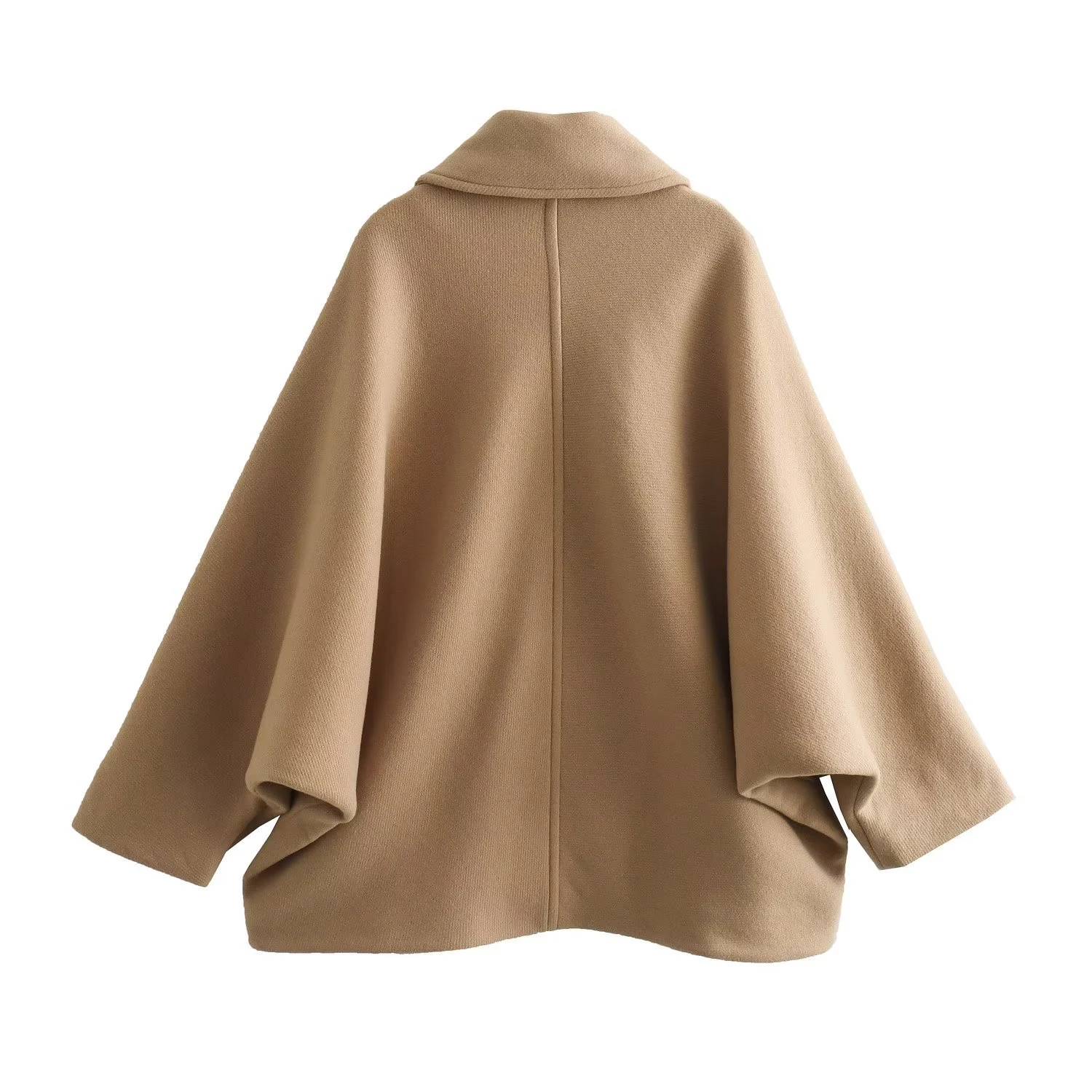 Europe And America Cross Border Women's Street Fashion Loose Wool Overcoat, a comfortable and stylish choice for everyda — photo 4