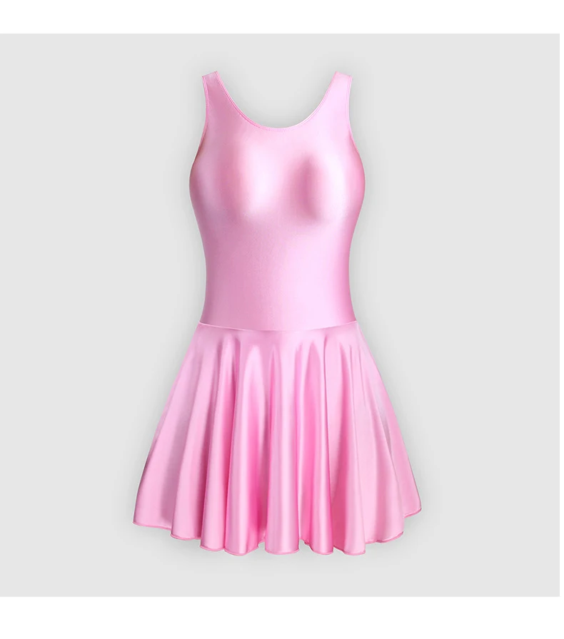 Title 9, One-piece Tight Vest-shaped Gymnastics Skirt