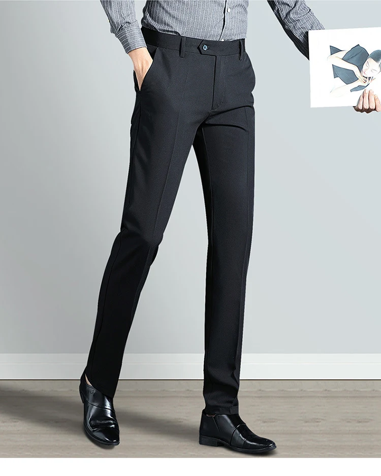 Title 14, Youth Slim Straight Four-Sided Stretch Trousers...