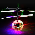 Bola de Cristal de Indução Colorida com Luz Suspensa Brinquedo Elétrico Uma experiência mágica e divertida para crianças e adultos com efeito visual — foto 2
