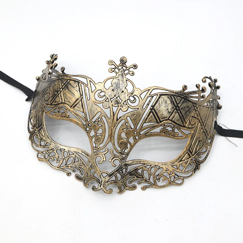 Maska Płaska Książę Vintage na Bal Halloweenowy. Idealna na kostiumową zabawę, stylowa i efektowna. — zdjęcie 1