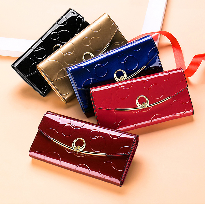 Dames Echte Lederen Lange Portemonnee Clutch Grote Capaciteit Ruime Portemonnee Handtas voor Al Je Benodigdheden — foto 12