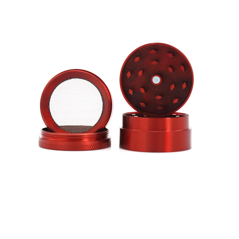 Mini 40MM Zinc Alloy Flat 4 Layer Grinder Efficiently grinds herbs Small and portable design Perfect for daily use and d — photo 12