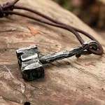 Amazon Vintage Heren Viking Alloy Heavy Impactor Hanger Ketting Punk. Voeg stoerheid en stijl toe aan je outfit. — foto 4