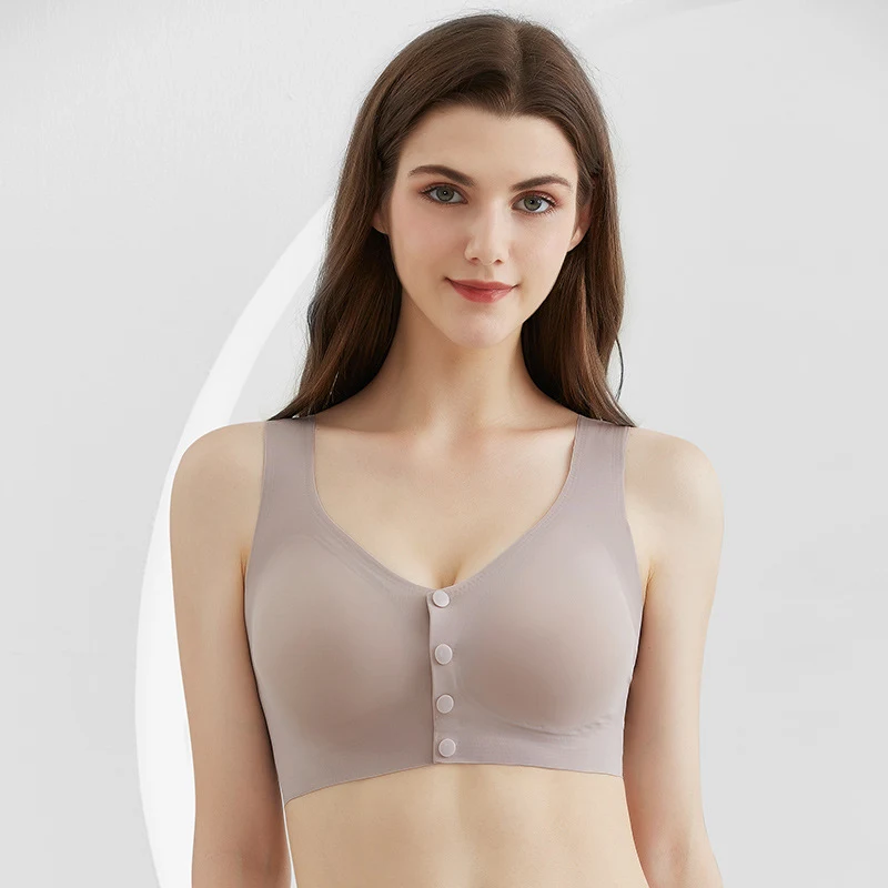 Japanese Breastfeeding Underwear Large Size No Steel Ring Four Season. Comfortable support and ease for nursing mothers. — photo 7