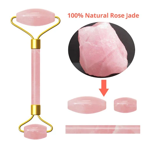 Title 5, Rolo Massageador Facial de Jade para Beleza, Ma...