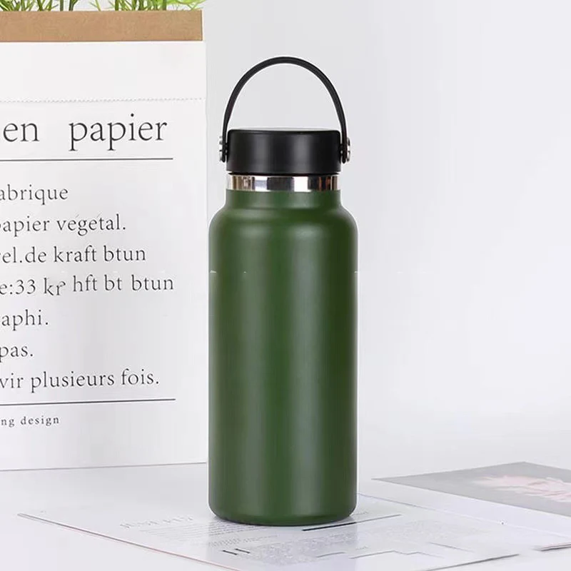 European and American gradient stainless steel water cup, space pot, perfect for outdoor transport, keeping drinks at id — photo 23