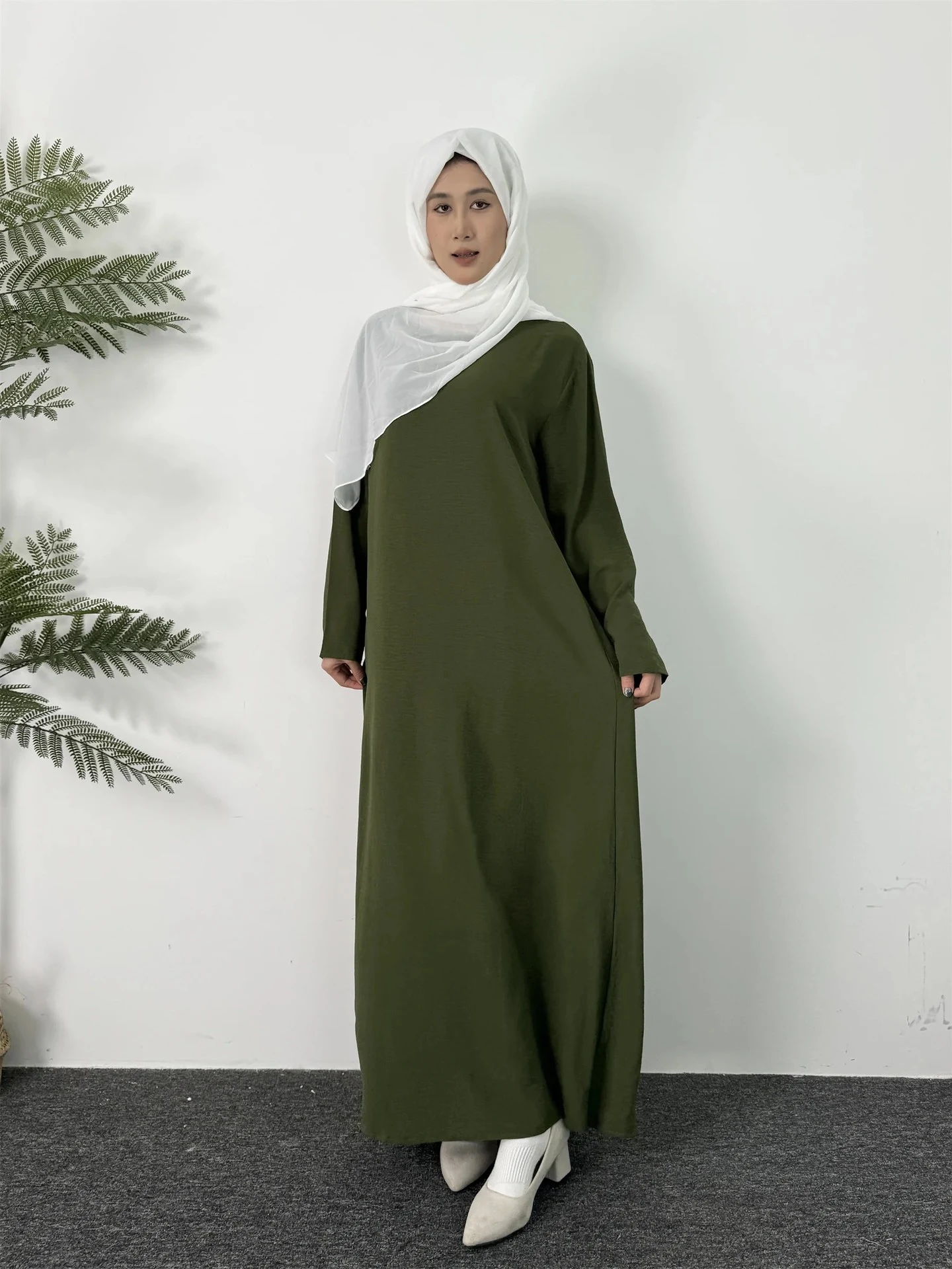 Title 10, New Womens Dress Pure Round Neck Long Shirt El...