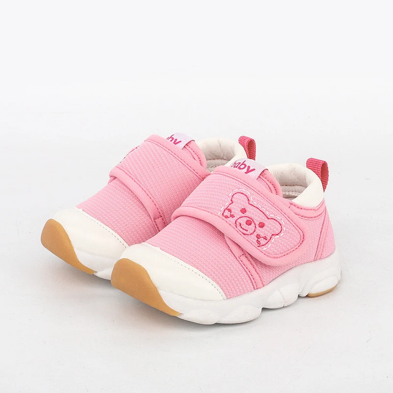 Weiche Babyschuhe für Herbst, Baumwolle, für Mädchen von 0-3 Jahren. Bequem und atmungsaktiv, ideal für erste Schritte. — foto 4