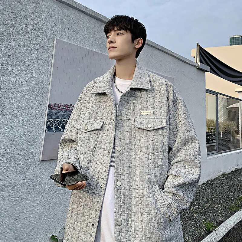 Title 4, Mens Autumn Loose Casual Harbor Style Sub Jack...