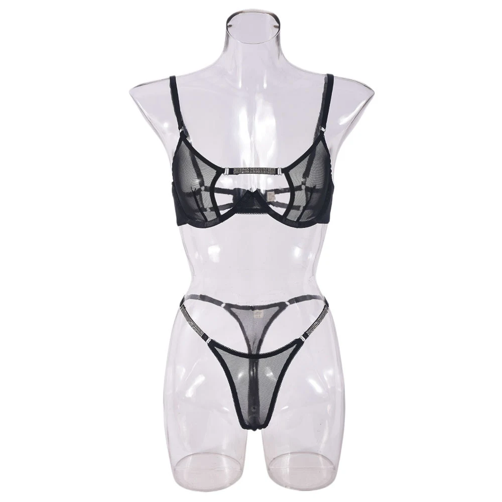 Title 25, Steel Ring Mesh Hot Drilling Sexy Underwear