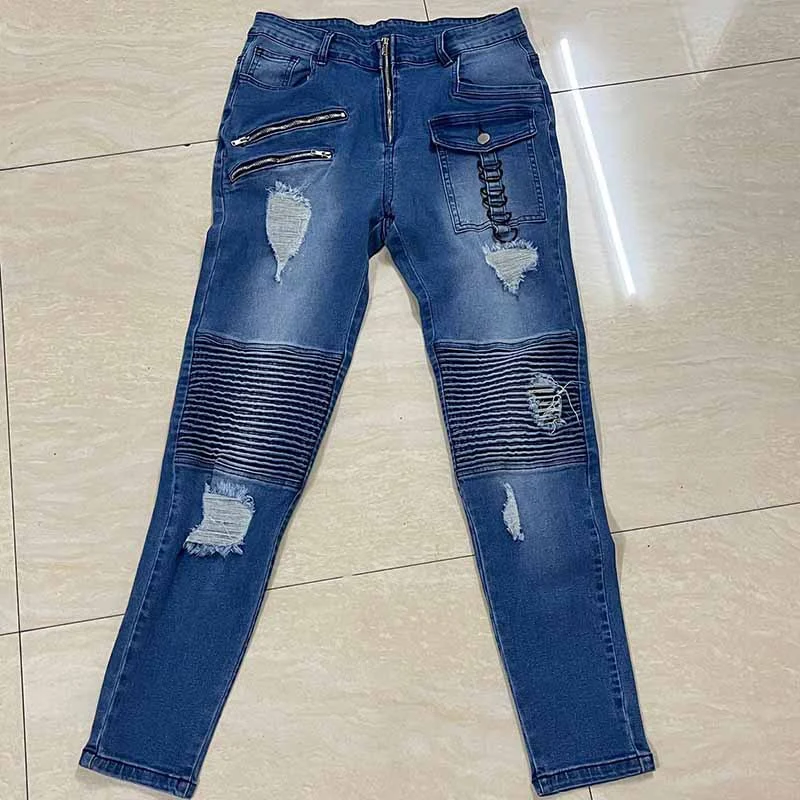 Title 6, New Mens Jeans Zipper Heavy Industry Locomotiv...