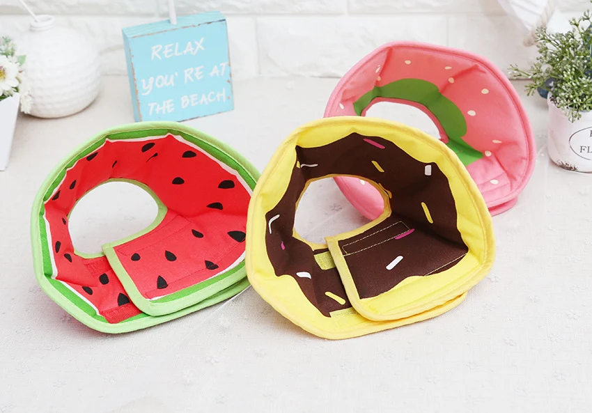 Title 4, New Arrival Cartoon Fruit Donut Dog Collar, Pad...