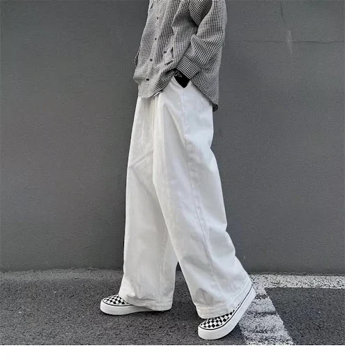Title 10, Casual Boys Solid Color Wide Leg Trousers Comfo...